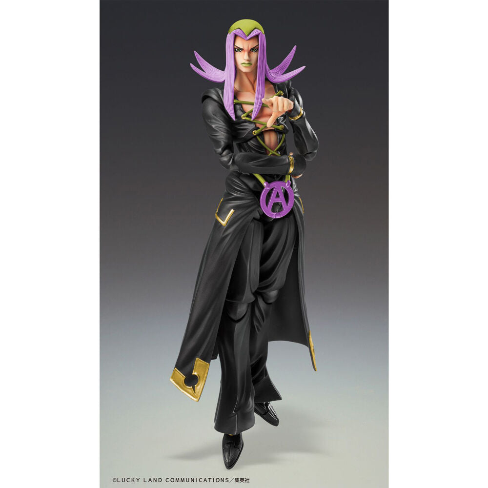 Jojos Bizarre Adventure Golden Wind Leone Abbachio Black Chozokado Figur 16cm