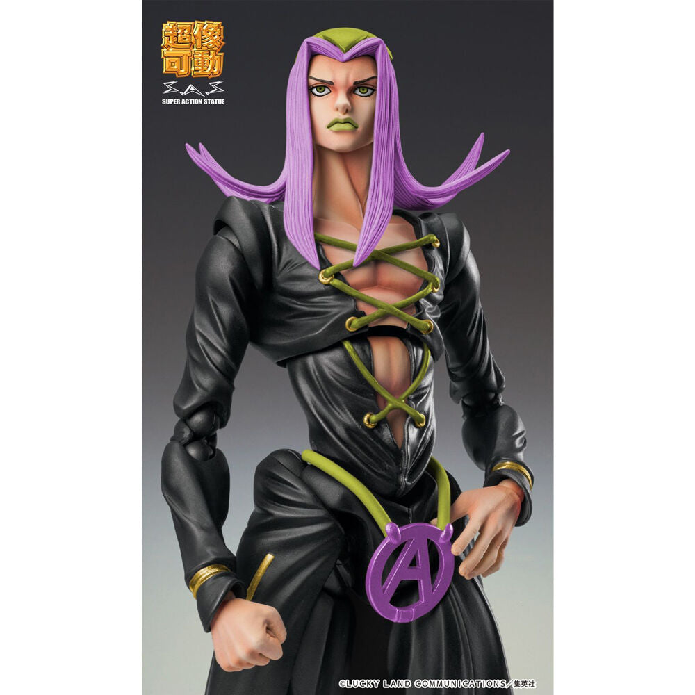 Jojos Bizarre Adventure Golden Wind Leone Abbachio Black Chozokado Figur 16cm