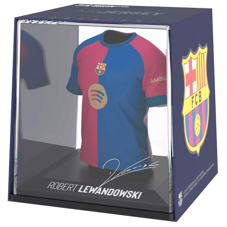 FC Barcelona Lewandowski Mini T-shirt Figur
