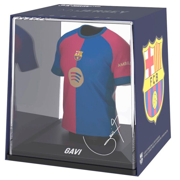 FC Barcelona Gavi Mini T-Shirt Figur