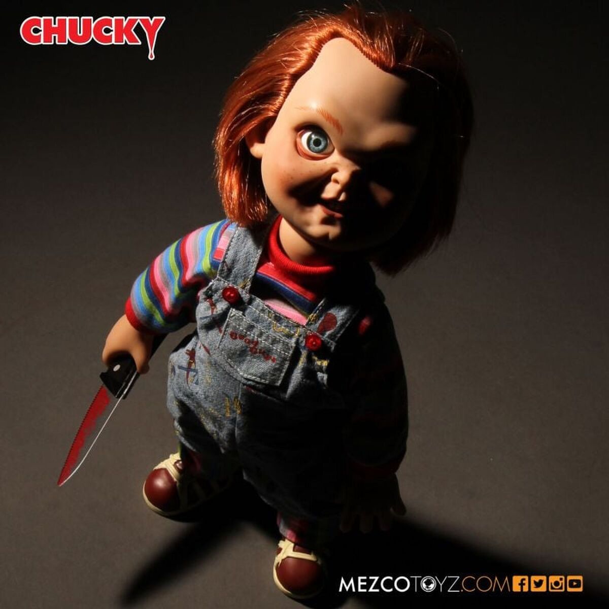 Engelsk Chucky Docka från Child's Play - 38 cm