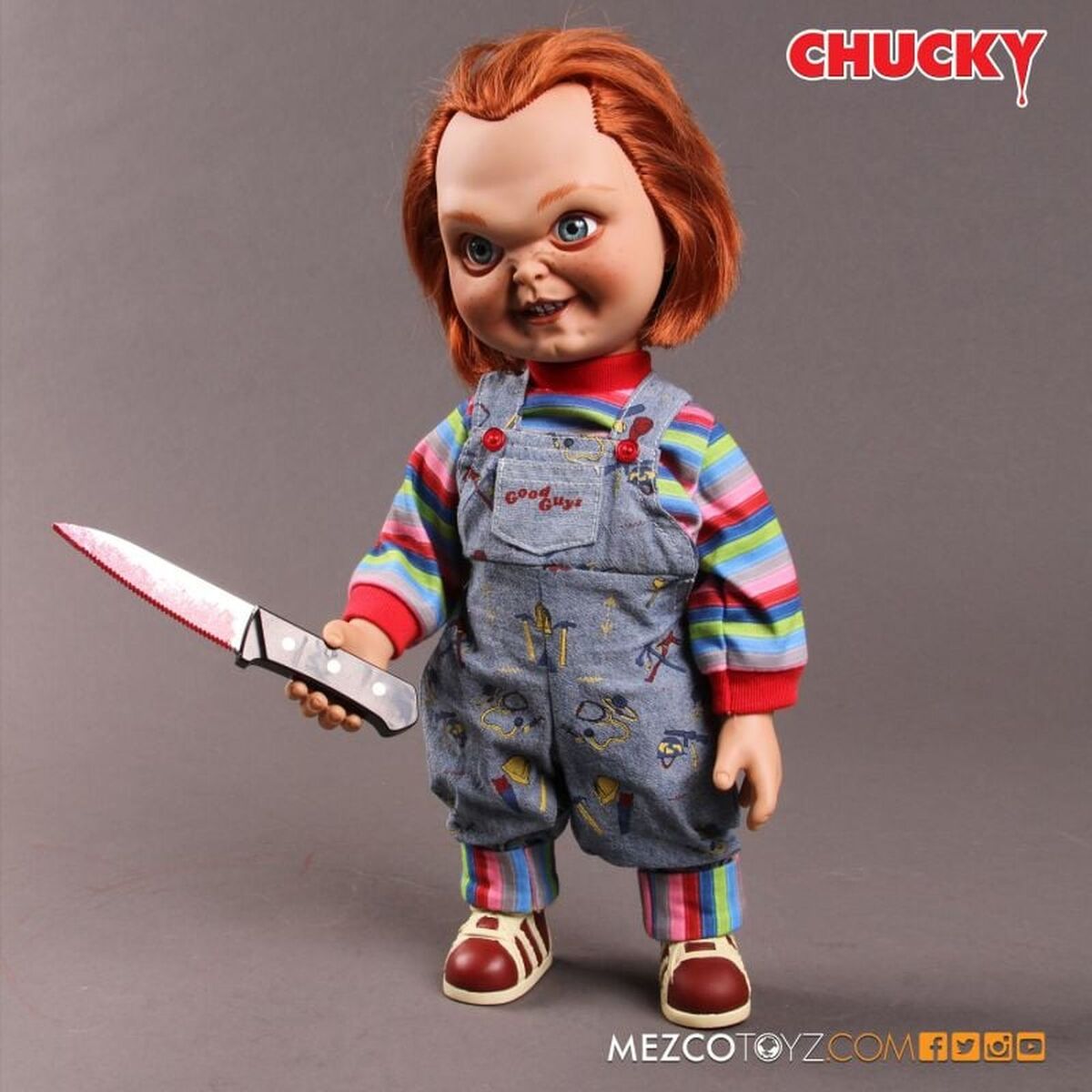 Engelsk Chucky Docka från Child's Play - 38 cm