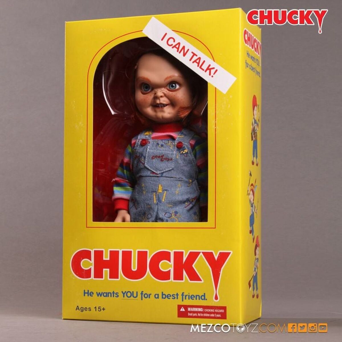 Engelsk Chucky Docka från Child's Play - 38 cm