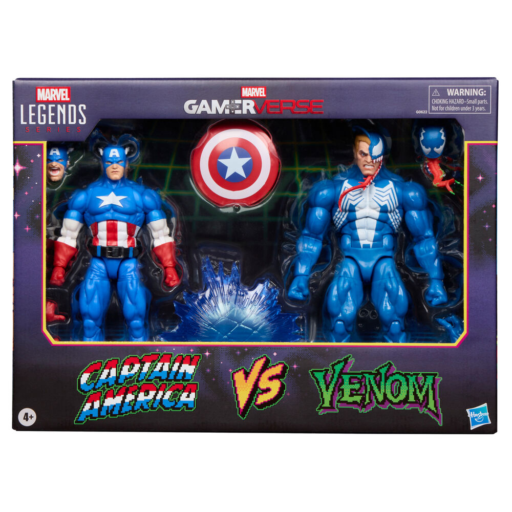 Marvel Legends Series Gameverse - Captain America & Venom 2-pack (15 cm)