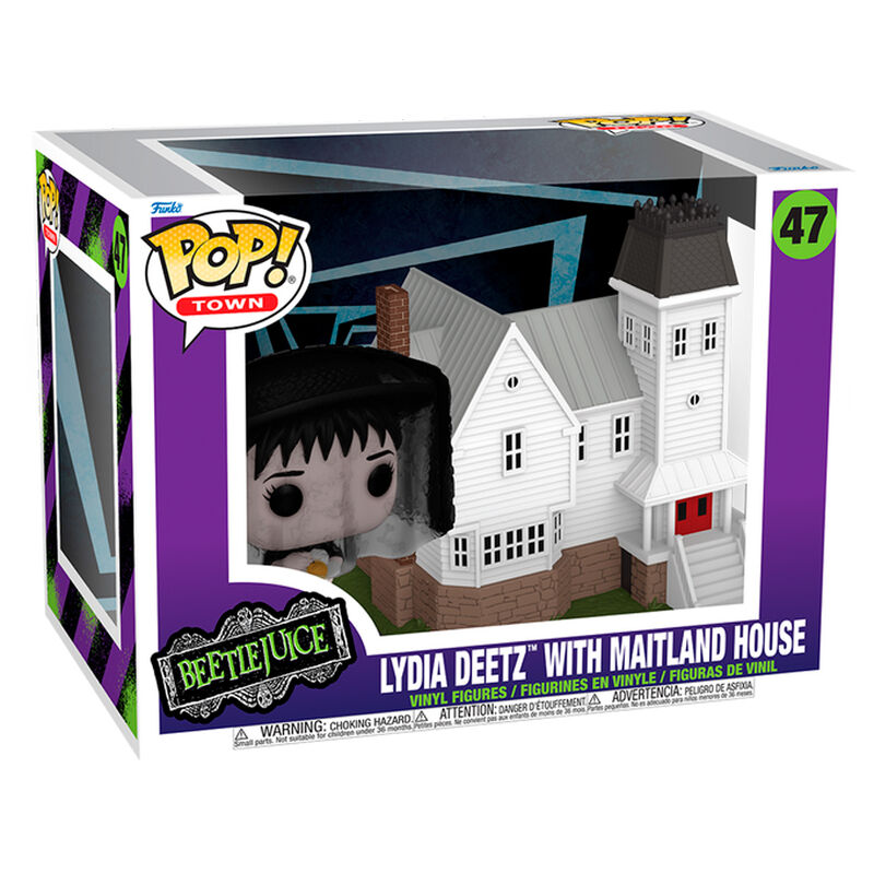 POP-figur Town Beetlejuice Lydia Deetz med Maitland House