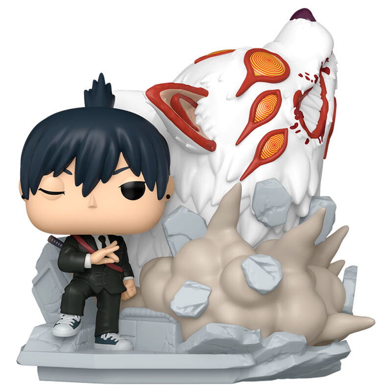 POP Figur Moments Chainsaw Man Aki Hayakawa – Samlarobjekt i presentförpackning