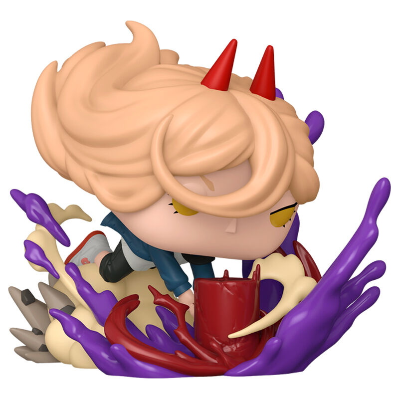 POP Figur Deluxe Chainsaw Man Power med Blodshammare
