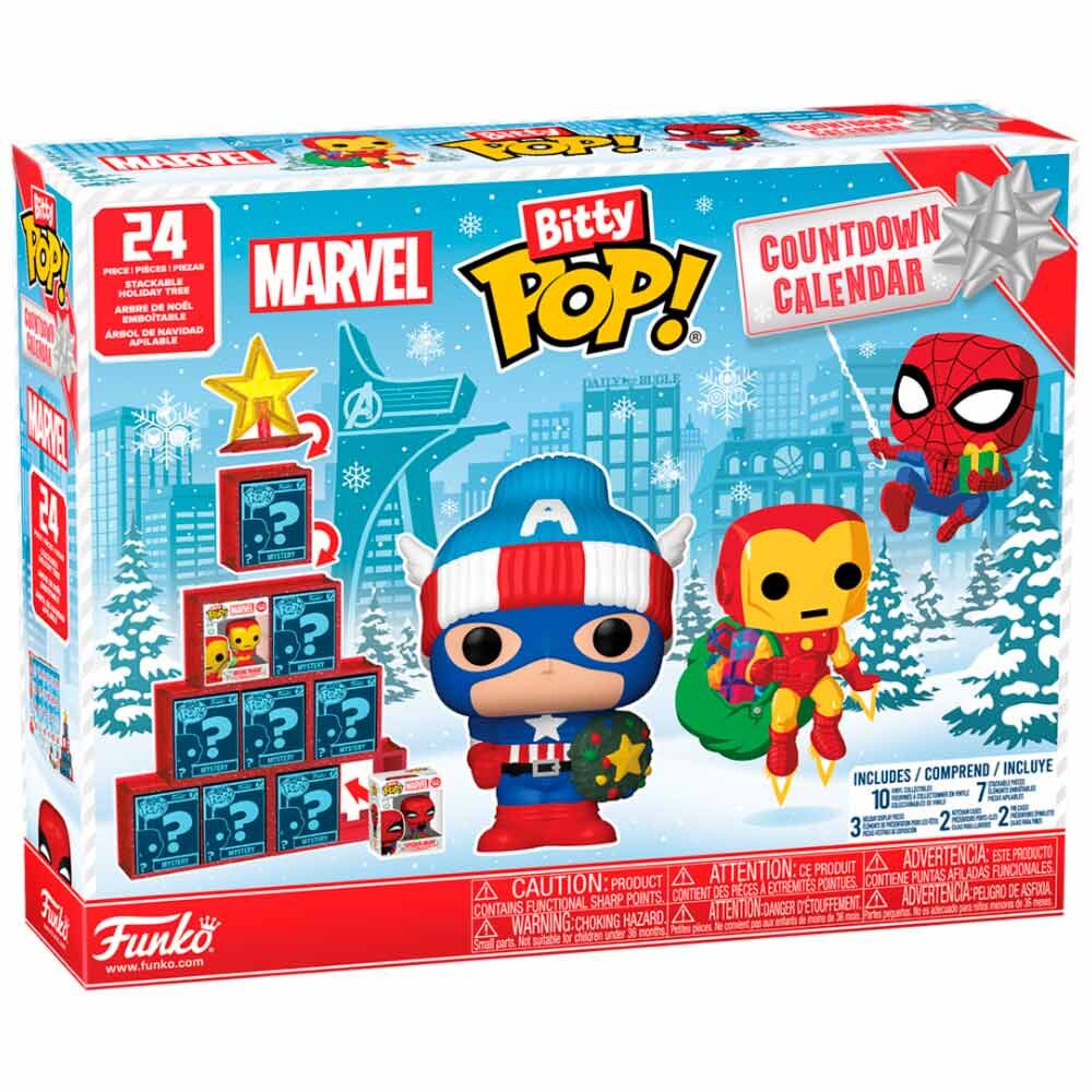Bitty Pop Advent Calendar Marvel | 24-Dagars Nedräkning