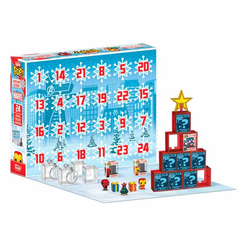 Bitty Pop Advent Calendar Marvel | 24-Dagars Nedräkning
