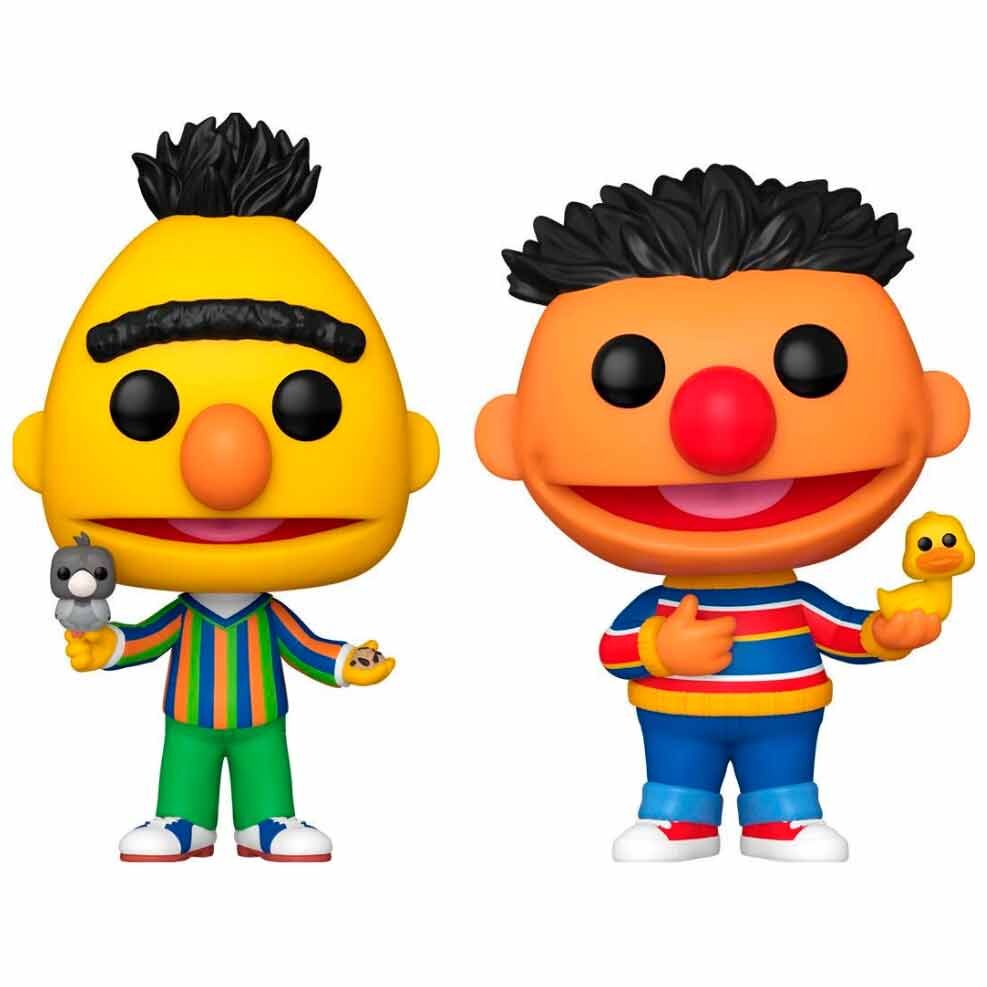 POP Pack 2 Figurer Sesame Street Bert & Bernie Exklusiv