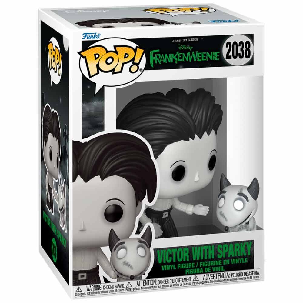 Funko POP Figur Disney Frankenweenie Victor med Sparky