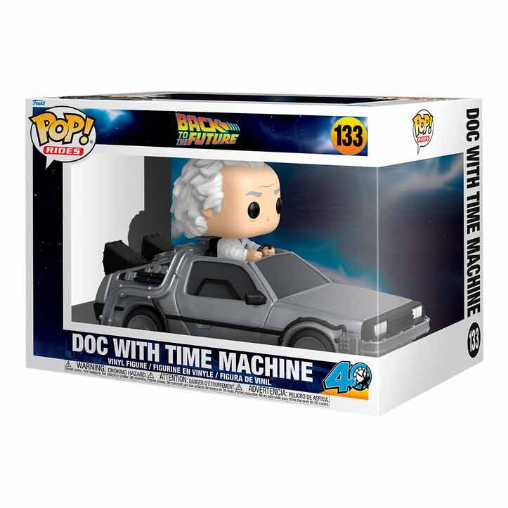 POP Figur Rides Deluxe Regreso al Futuro Doc Med Tidsmaskin