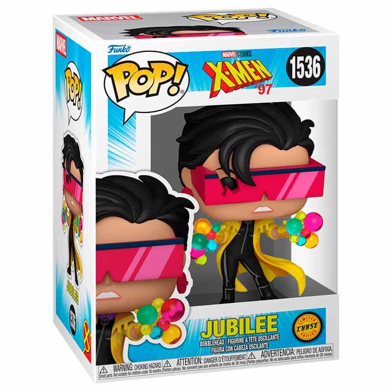 POP Figur Marvel X-Men '97 Jubilee Chase – Samlarobjekt i Presentask