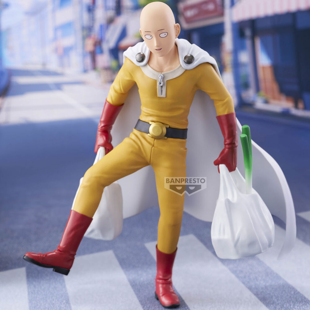One Punch Man Saitama One Punch Life Figur 20cm