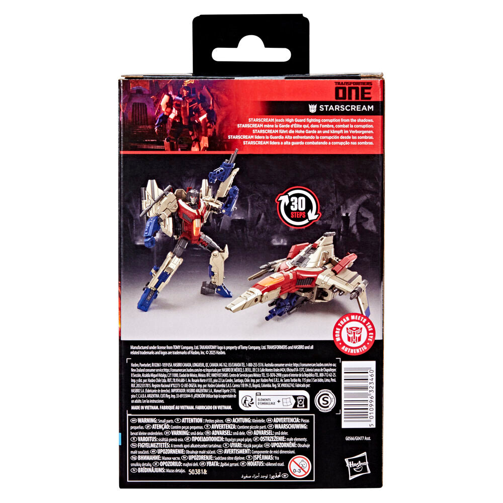 Transformers One Studio Series Starscream Figur 11,5 cm