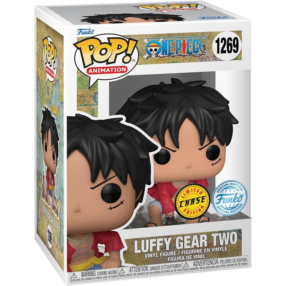 Funko POP figur One Piece Luffy Gear Two Exclusive Chase