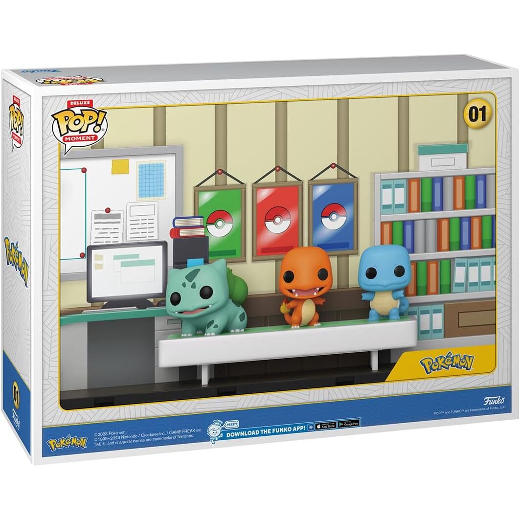 POP Figur Moments Deluxe Pokémon 1996 Bulbasaur Charmander Squirtle