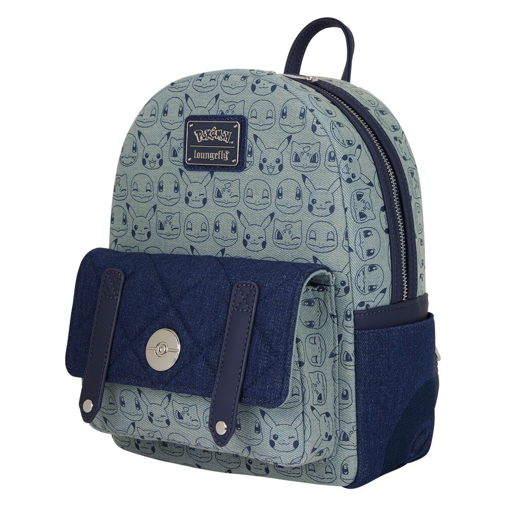 Loungefly Pokemon Denim Ryggsäck 29cm
