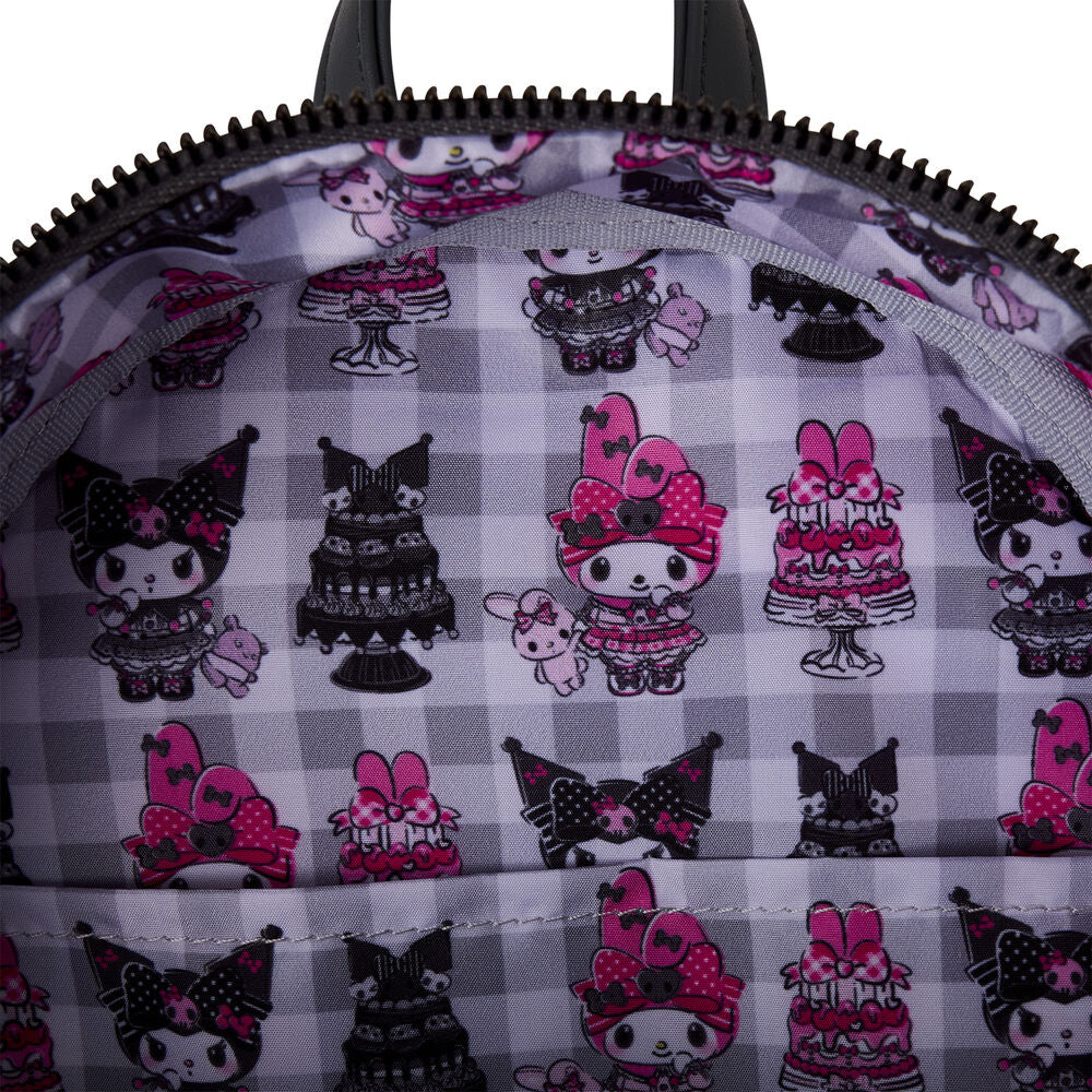 Loungefly Sanrio My Melody och Kuromi Ryggsäck 26 cm