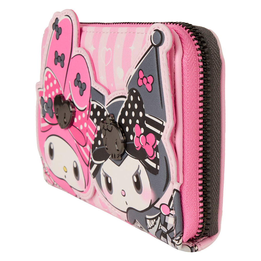 Loungefly Sanrio My Melody och Kuromi Plånbok