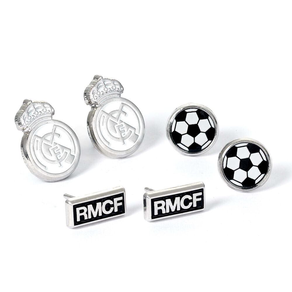 Real Madrid 3-Pärers Örhängen Set