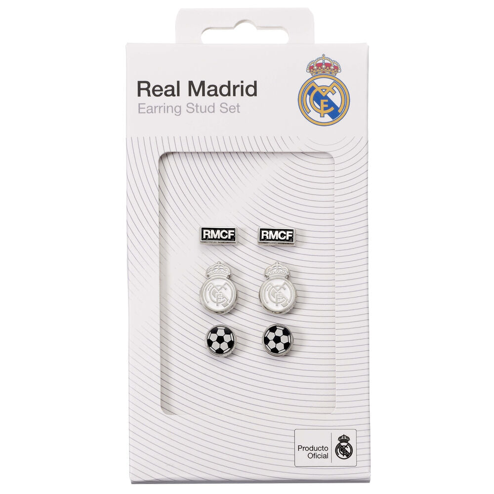 Real Madrid 3-Pärers Örhängen Set