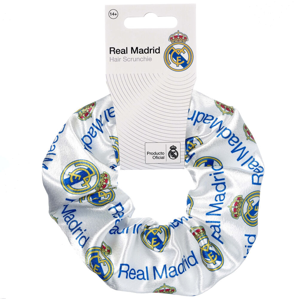 Real Madrid Scrunchie – Trendig Håraccessoar för Fans