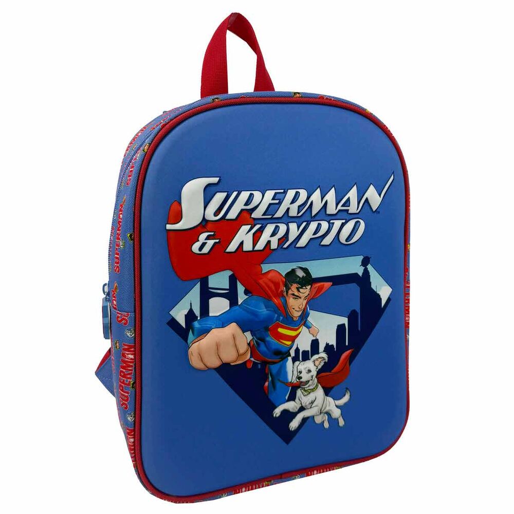 DC Comics Superman & Krypto 3D Ryggsäck 30cm