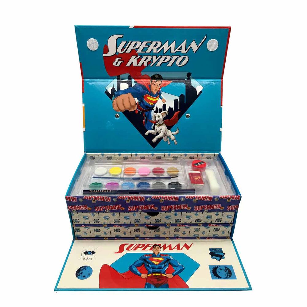 DC Comics Superman Färgläggningspennfodral