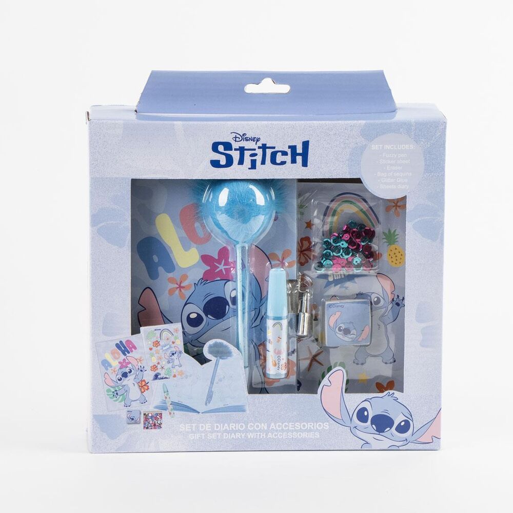 Disney Stitch Dagbok Set