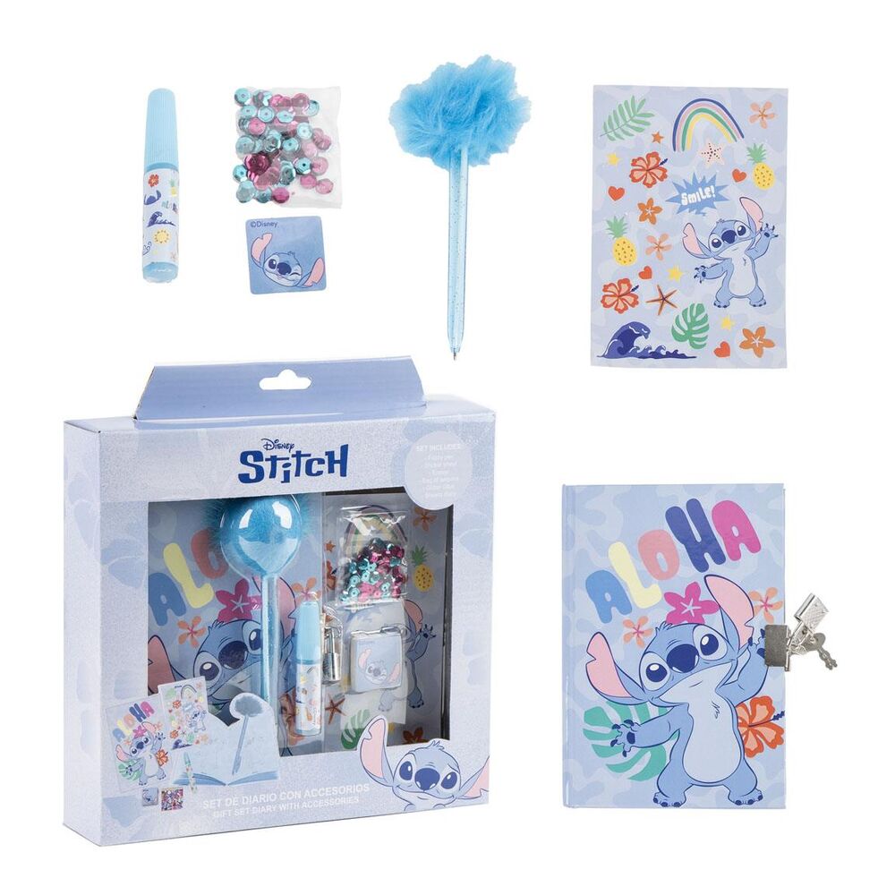 Disney Stitch Dagbok Set