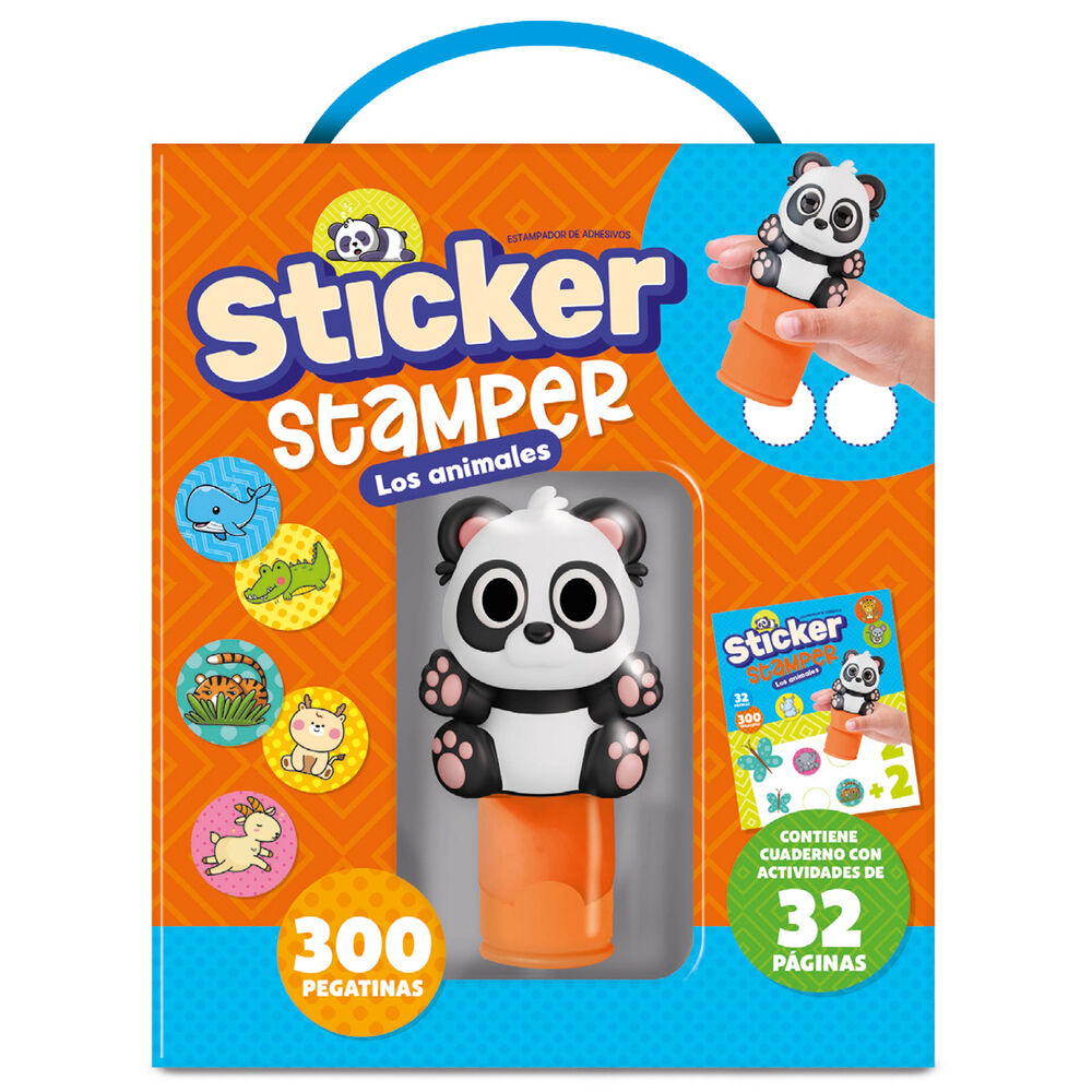 Djur Klistermärke Stämplar Kit