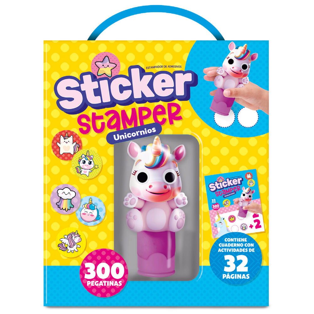 Unicorns Sticker Stamper Kit