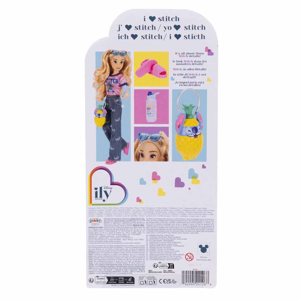 Disney Stitch ily 4Ever Fashion Doll 25cm