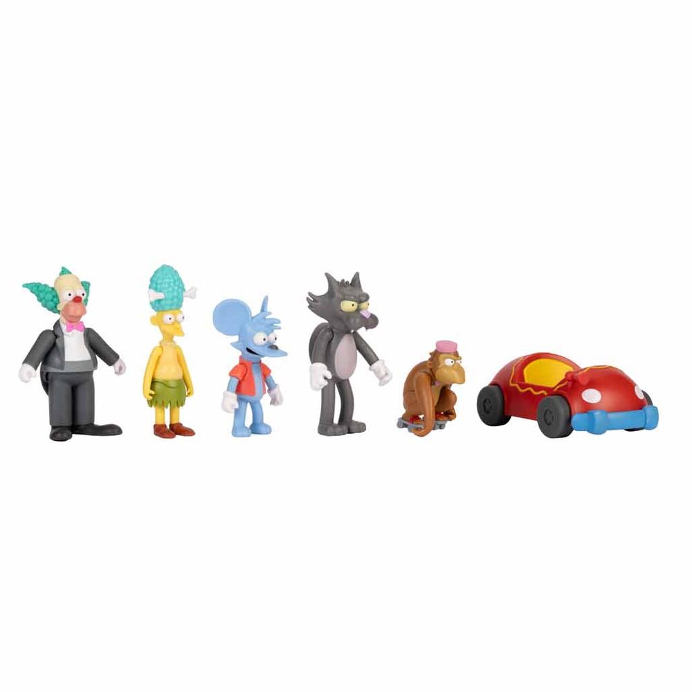The Simpsons paket med 6 figurer 7 cm