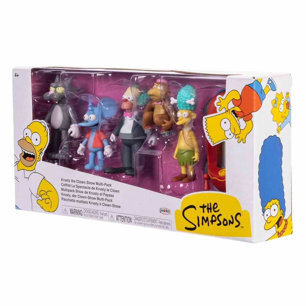 The Simpsons paket med 6 figurer 7 cm