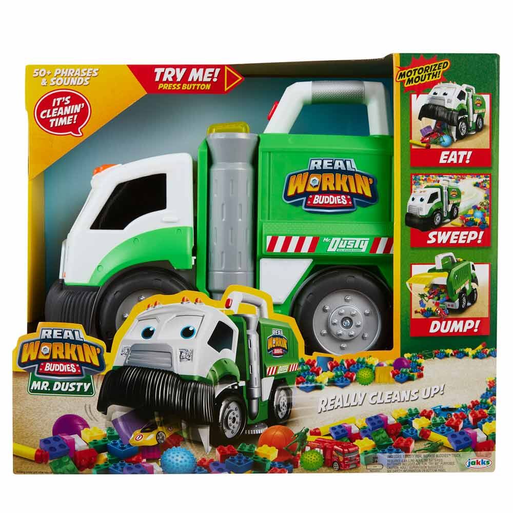 Mr Dusty Rubbish Truck med Ljus och Ljud