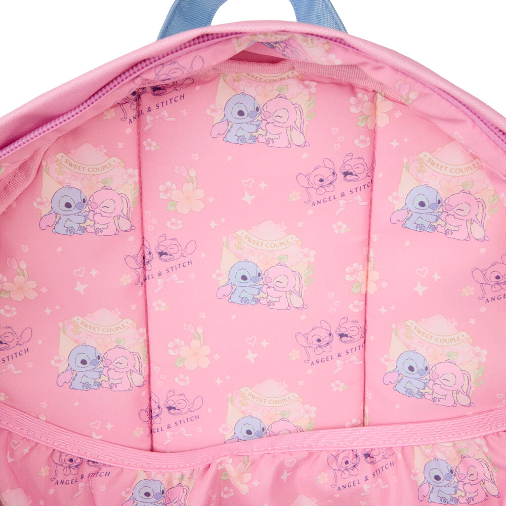 Loungefly Disney Stitch - Stitch & Angel Ryggsäck 43cm