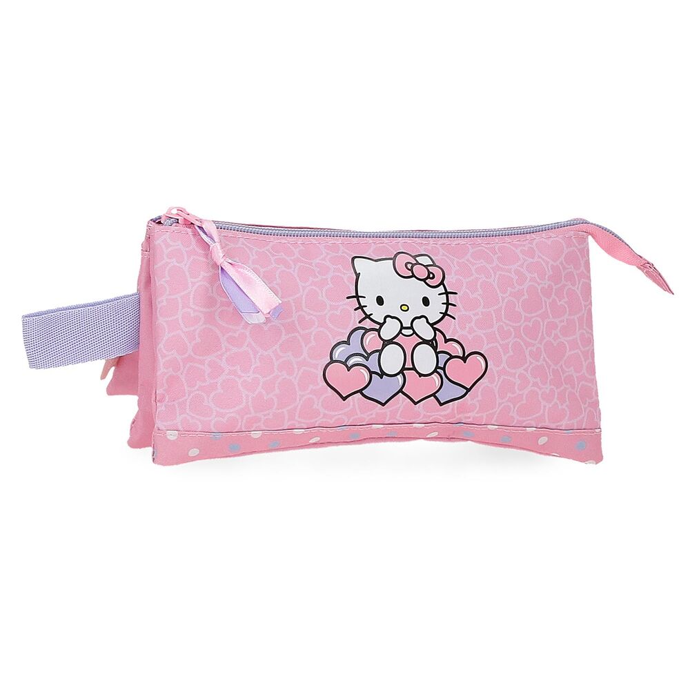 Hello Kitty Hearts & Dots Triple Pennfodral