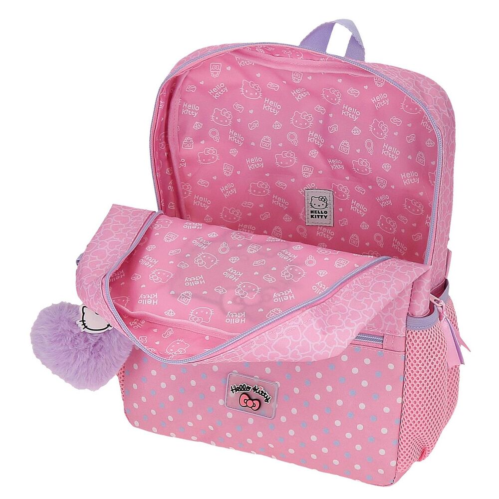 Hello Kitty Hearts & Dots Anpassningsbar Ryggsäck 33cm