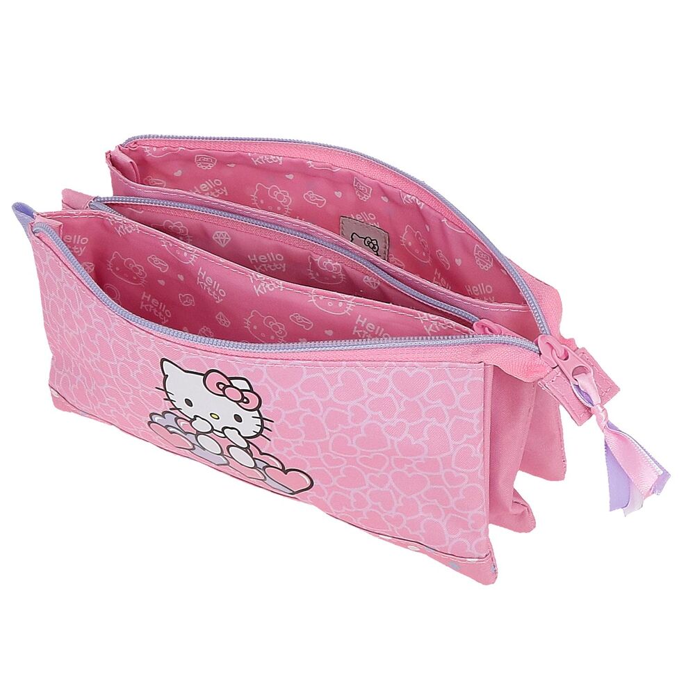 Hello Kitty Hearts & Dots Triple Pennfodral
