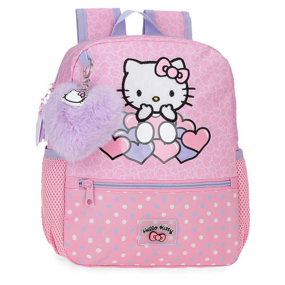 Hello Kitty Hearts & Dots Adaptabel Ryggsäck 28cm