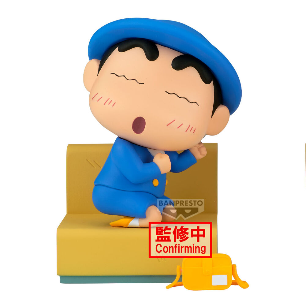 Crayon Shinchan Nakayoshi Memories - Let&#39;s Go To Kindergarten Shinnosuke Figur 10cm