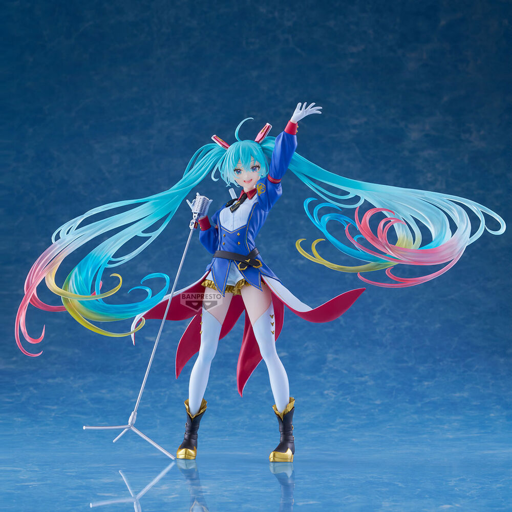 Gundam x Hatsune Miku 45-årsjubileum Gundam-samarbete Banpresto Evolve figur 21cm