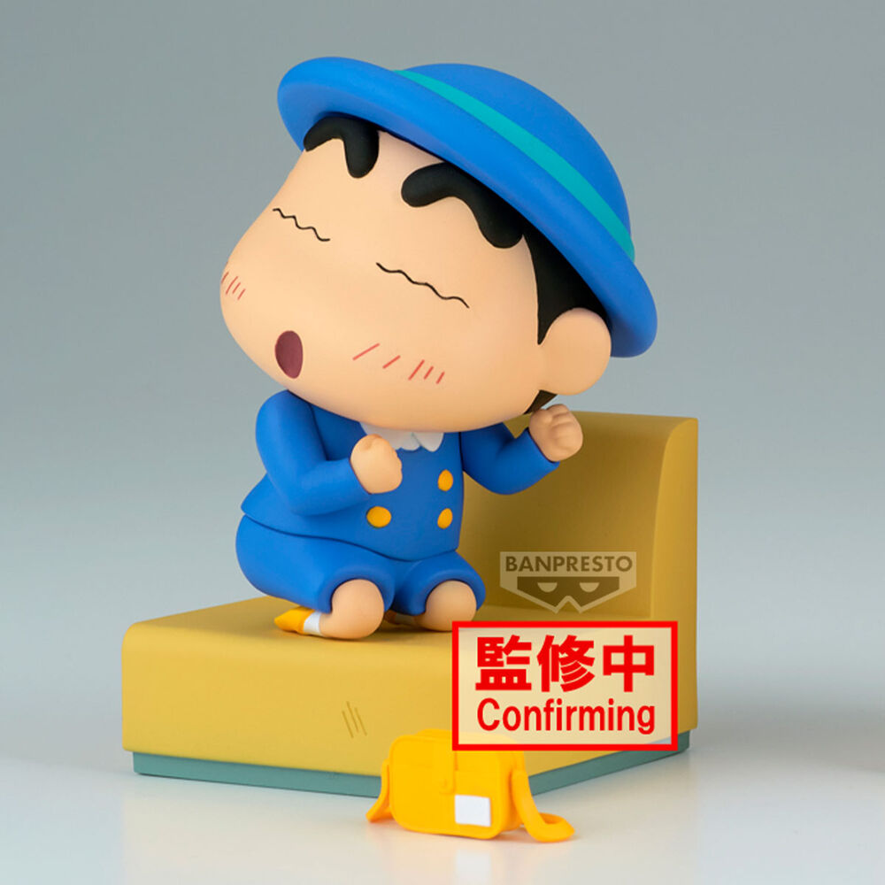 Crayon Shinchan Nakayoshi Memories - Let&#39;s Go To Kindergarten Shinnosuke Figur 10cm