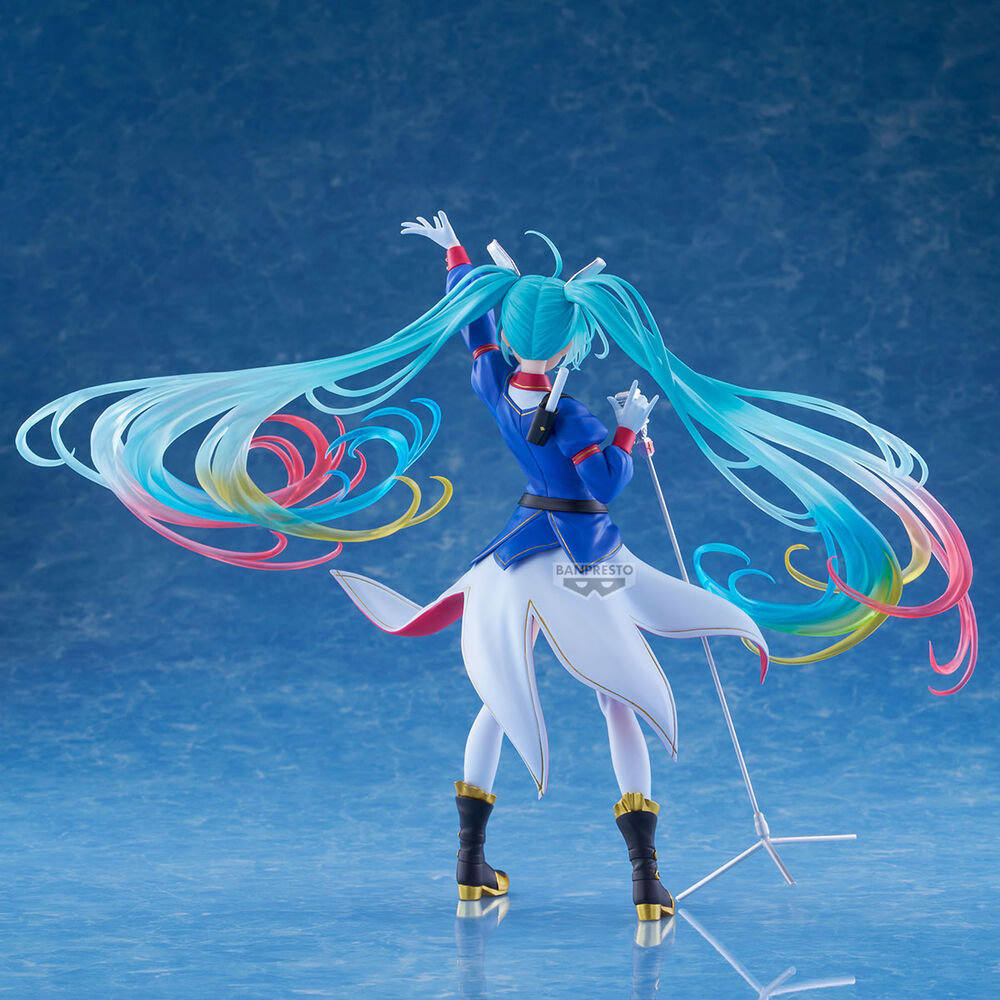 Gundam x Hatsune Miku 45-årsjubileum Gundam-samarbete Banpresto Evolve figur 21cm