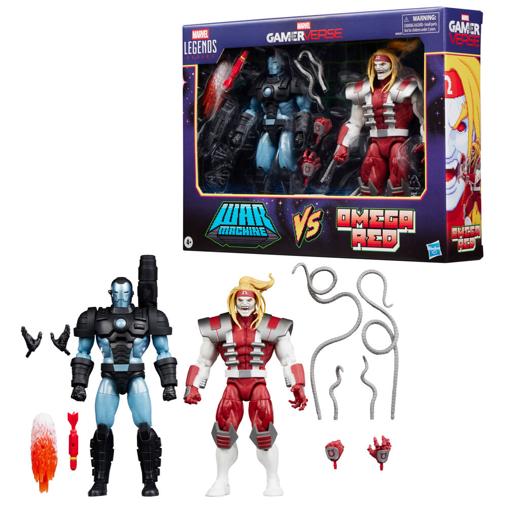Marvel Legends Series Gamerverse: War Machine vs Omega Red - 15 cm Figurset