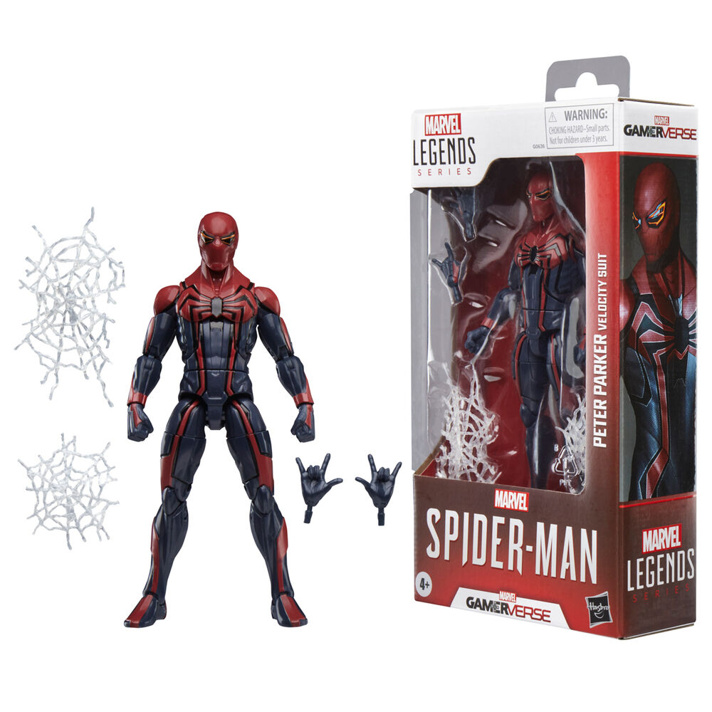Marvel Legends Series Gamerverse Spider-Man Velocity Suit Figur