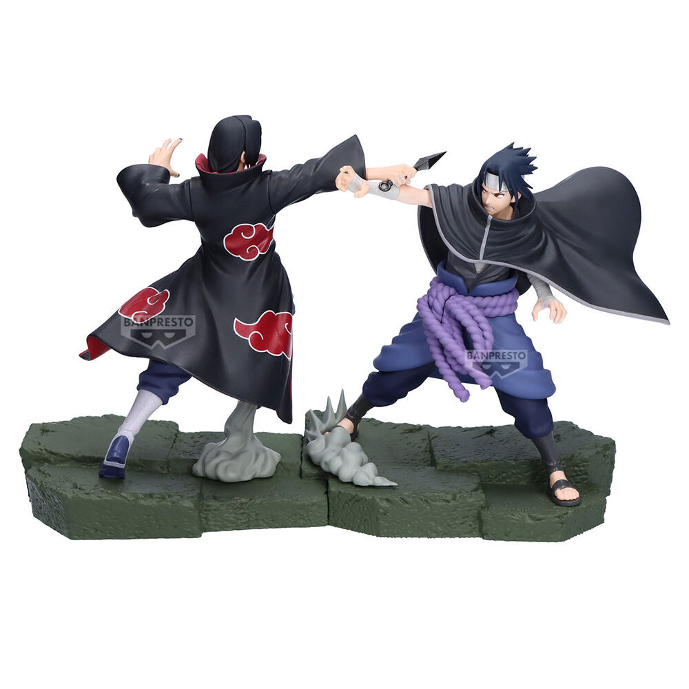 Naruto Shippuden Kombination Stridsfigur Sasuke Uchiha 15cm