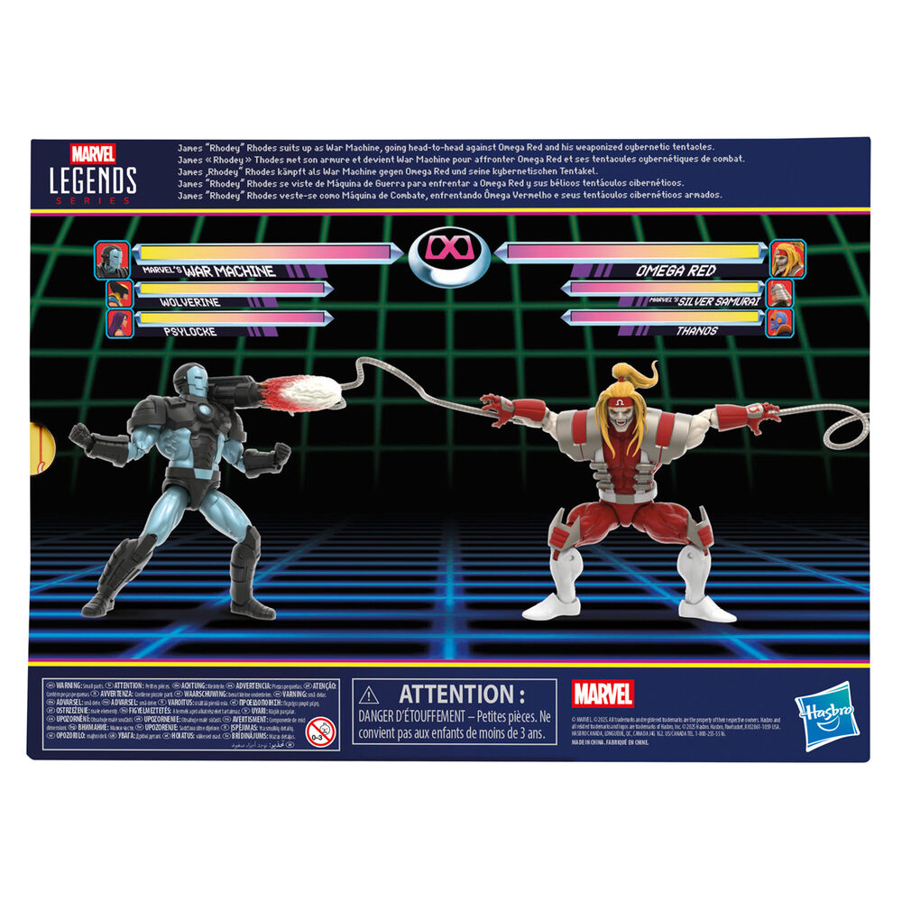 Marvel Legends Series Gamerverse: War Machine vs Omega Red - 15 cm Figurset